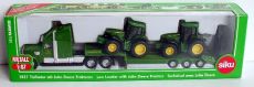 1837 Truck + Tieflader mit 2x John Deere 6920