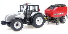 7095 Valtra T 190 + MF 169 V Presse