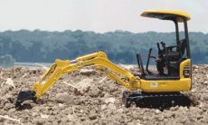 8007 Komatsu PC14R Minibagger