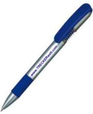Kugelschreiber blau - silber mit Aufdruck