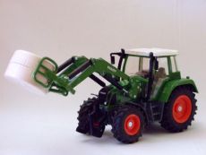 3651 Fendt 409 Vario mit Folienballenzange + Wechselrahmen