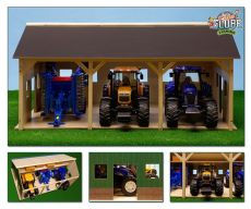 610340 Garage mit 3 Stellpltze  fr 1:16