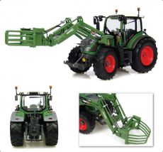 4271 Fendt 516 Vario + Frontlader mit Ballengabel