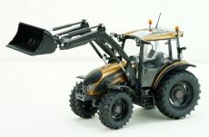 30154 Valtra A104 HiTech  in bronze mit Frontlader