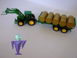 3862 John Deere 6920 mit Ballengabel + Ballenhnger