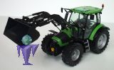 2582 Deutz K 100 mit Frontlader und Schaufel