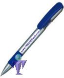 Kugelschreiber blau - silber mit Aufdruck