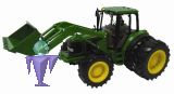 42425 John Deere 6820S mit Zwillingsreifen und Frontlader