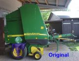 40424 John Deere 590 Rundballenpresse