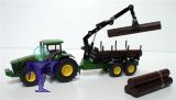 1954 John Deere 8430 + Forst Anhnger