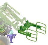 77381 Frontlader Anbaugerte Set A in John Deere grn