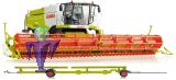 77824 Claas Lexion 760 TerraTrac mit Getreidevorsatz V1200