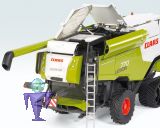 77824 Claas Lexion 760 TerraTrac mit Getreidevorsatz V1200