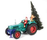 7802 Hanomag 900 mit Weihnachtsmann und Baum