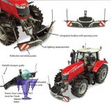 5348 Bumper Frontgewichte , Unterfahrschutz in grau mit 800 kg