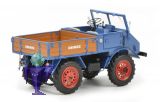 9003 Mercedes Benz Unimog U401 in blau mit Holzpritsche