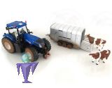 8607 New Holland T8.390 + Ifor Williams Viehanhnger