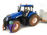 8607 New Holland T8.390 + Ifor Williams Viehanhnger