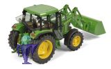 7733 John Deere 6300 mit Frontlader und Schaufel