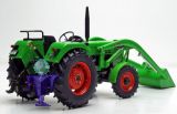 1072 Deutz D 52 06 A mit Frontlader und Schaufel